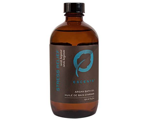 Argan Bath Oil Stress Relief - Premium Bath & Body, Bath & Shower, BATH OIL from Escents Aromnoathnoerapy Canada -   !