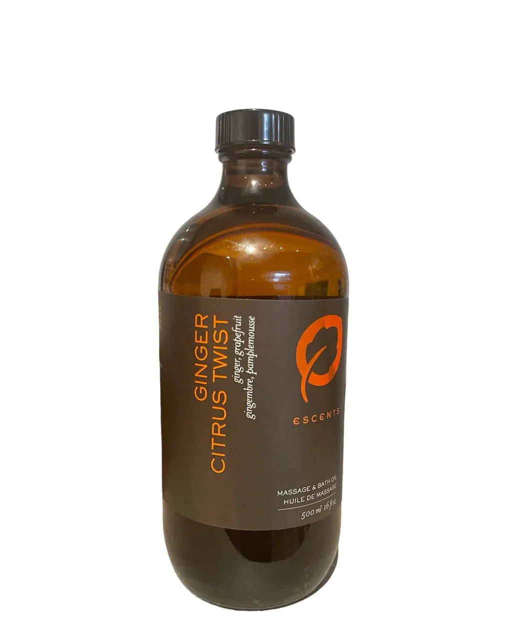 Massage & Bath Oil Ginger Citrus Twist - Premium Bath & Body, Body Care, Massage from Escents Aromatherapy Canada -  !