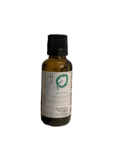 Roll-On Cold & Flu - Premium Natural Wellness, Roll On from Escents Aromatherapy -  !