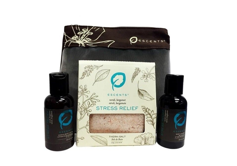 Stress Relief Bath Bundle - Premium Bath & Body, Bath & Shower, BATH SALT from Escents Aromatherapy Canada -  !