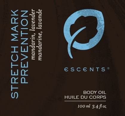 Stretch Mark Prevention Oil 100ml - Premium Natural Wellness from Escents Aromatherapy Canada -  !