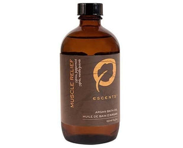 Argan Bath Oil Muscle Relief - Premium Bath & Body, Bath & Shower, BATH OIL from Escents Aromatherapy Canada -   !   