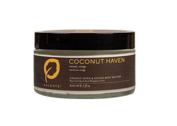 Natural Body Butter Coconut Haven - Escents Aromatherapy Canada