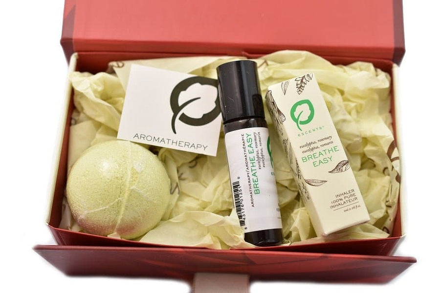 Breathe Easy Roll-On Gift Set - Premium Kit from Escents Aromatherapy Canada -  !