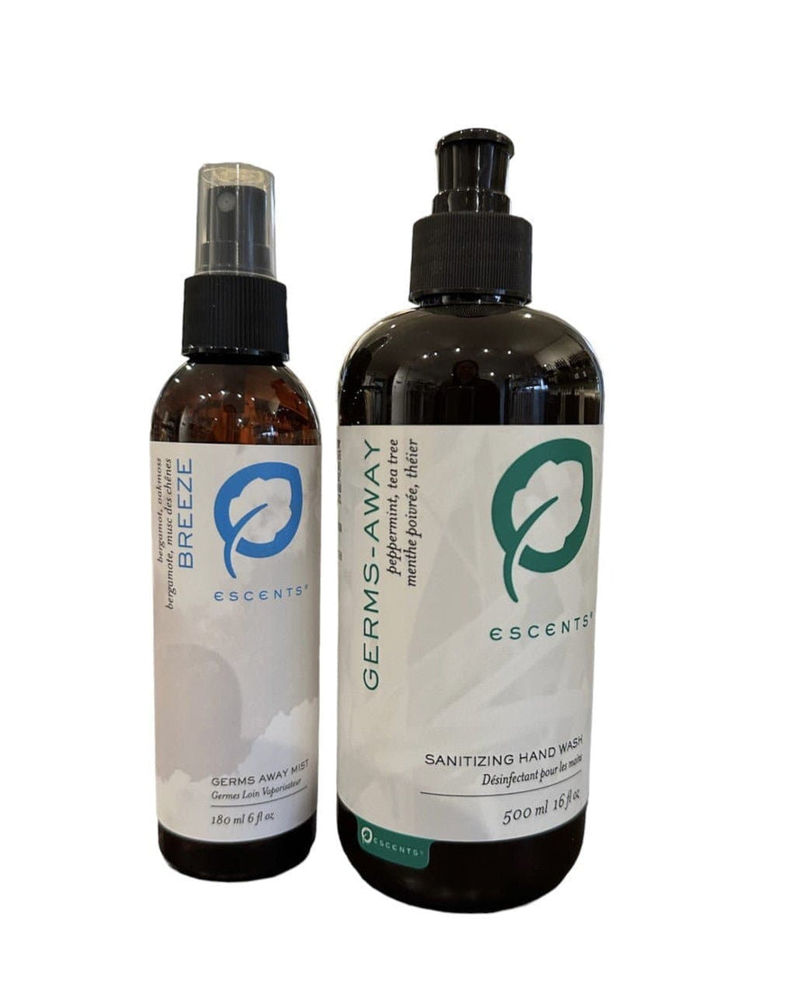 Germs Away Bundle - Breeze - Premium Bath & Body, Bath & Shower, HAND WASH from Escents Aromatherapy Canada -  !   