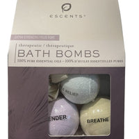 Mini Bath Bomb 5pk (Night Time, Lavender, Breathe Easy, Stress Relief and Muscle Relief) - Escents