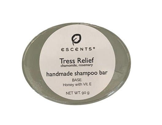 Tress Relief Shampoo Bar 90 g. - Premium Bath & Body, Hair Care, Shampoo from Escents Aromatherapy Canada -  !   